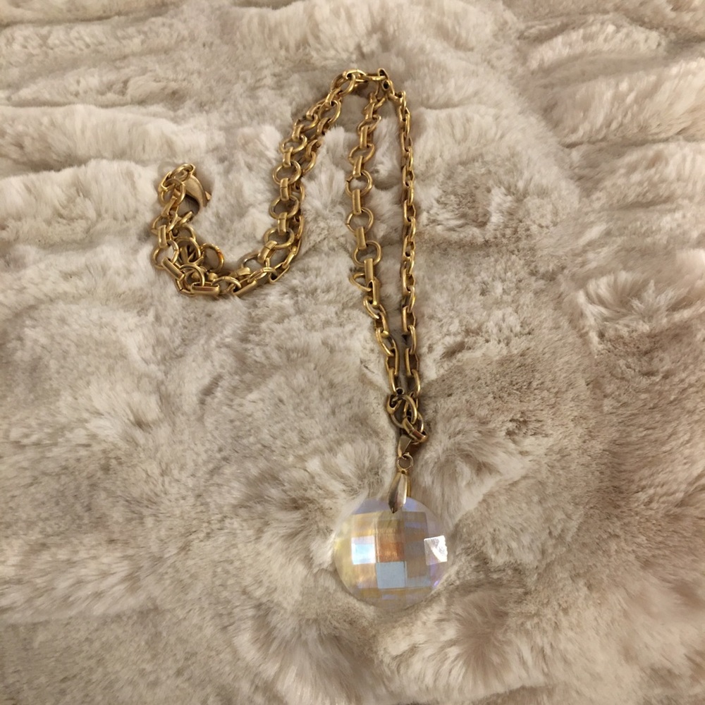 Lionette Clear Crystal Pendant Necklace
